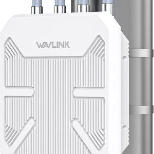 WAVLINK Outdoor WiFi Extender AX1800 Dual Band Long Range WiFi Extender with PoE