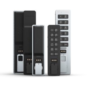 Trim and versatile keyless cam lock